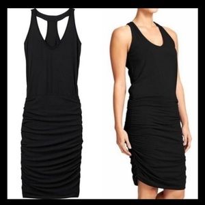 Athleta ruched racerback tank dress size Small